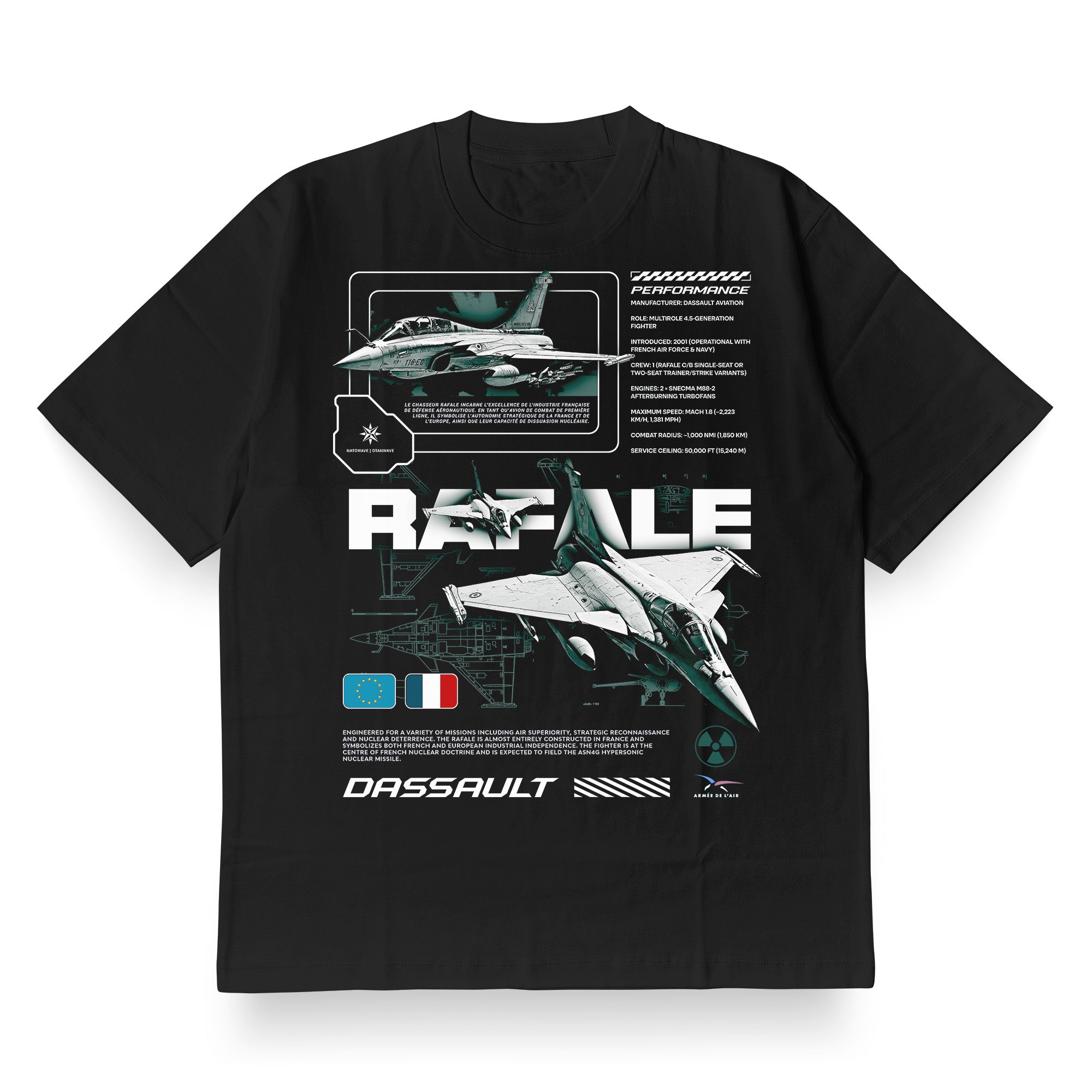 RAFALE (Nuclear Doctrine) - T-Shirt